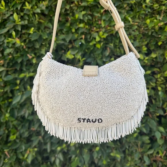STAUD Alana Beaded Shoulder Bag - Picture 2 of 4